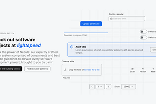 Introducing Nebula — Jamf’s UX Design System