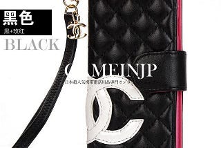 2014 秋 新品 シャネル【Chanel】財布式 iPhone6 iPhone6 Plus 携帯ケース アイフォーン ケース カバー 黒白 -iphone ケース ブランド激安専門店