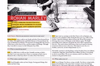 ORIGIN MAGAZINE: ROHAN MARLEY INTERVIEW