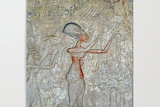 Akhenaten And His Queen Nefertiti (Thou are in my heart.)❤️