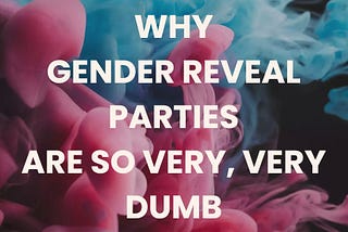 gender reveal