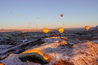 Up In A Balloon in Turkey