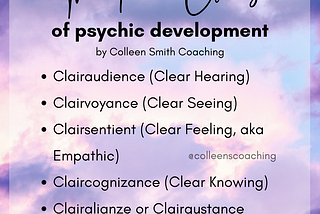 The 5 Clairs of Psychic Development Explained