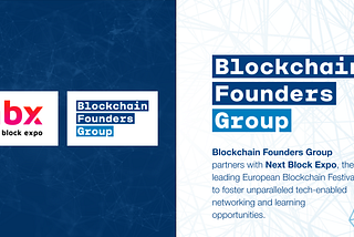 Blockchain Founders Group partners with Next Block Expo 2023