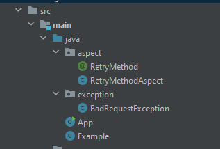 AspectJ + Gradle — Retry Java Method on exception