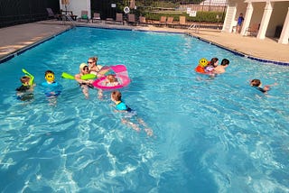 Staying Sober Poolside