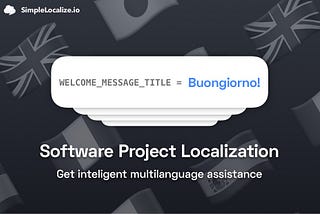 Start with software project localization