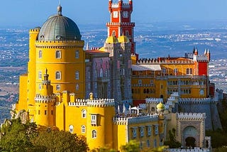 Travel to Palacio da Pena in Sintra, Portugal