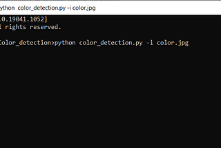#12 Data Science : Mini Project- Color Detection using Data Science