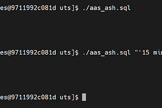 ASH TPT Scripts For PostgreSQL