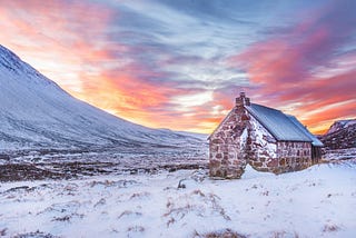 A Snowfall Sunrise