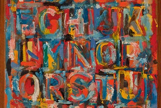 Alphabet Painting by Jasper Jones