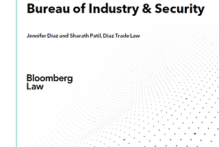 Submitting Voluntary Self-Disclosures to Bureau of Industry & Security