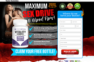 Optima Vitality Testo Gummies — The best male enhancement Gummies — Real Results, No Side Effects