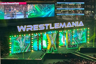 A Weekend at Wrestlemania 40: Jason Kelce, Terrible Parking Lot T-Shirts, and More at Night 1