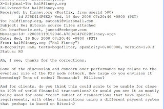 Previously Unpublished Emails of Satoshi Nakamoto Present a New Puzzle