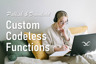 Publish Custom Codeless Functions to Backendless Marketplace