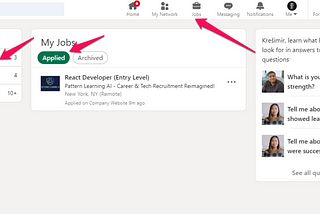 How To View Applied Jobs On Linkedin