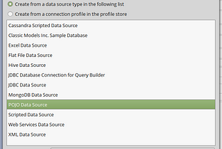 BIRT with Hibernate using POJO-s
