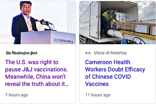 How Media Manipulates. (China Vaccine Edition)