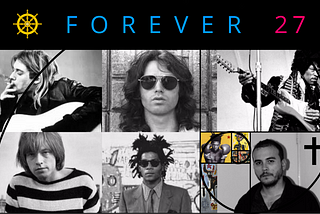 Image of the infamous Forever 27 club.