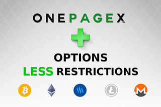 OnePageX: More Options Less Restrictions