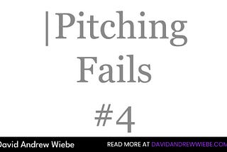 Pitching Fails #4: Excited Guest Poster Not Excited Enough to Do Their Homework