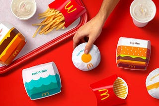 This is what the new packaging design of the fast-food giant looks like.