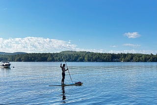 Summer’s End On a Lake In New Hampshire