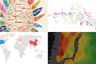 Snapshots of Noteworthy Data Visualization Projects to Explore Highlighted in This New DataViz Weekly Edition