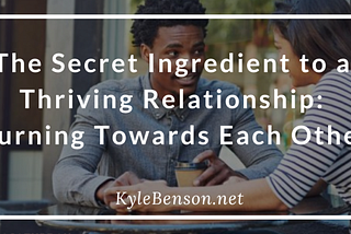 secret to thriving relationship