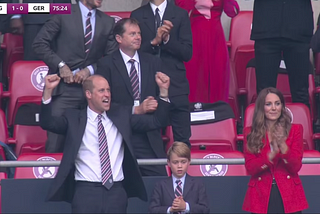 Euro 2020: Princes William and George and Kate Middleton watch England victory over Germany at Wembley