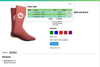 Vue.js for beginners: add a cart content component to the demo app of Vue Mastery