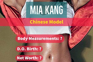 Mia Kang (Model) Height, Weight, Age, Biography, & More (Chinese Celebrities) — Celebrity Caster…