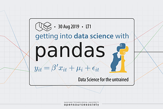 TGIFHacks #98 — Getting in Data Science with Pandas