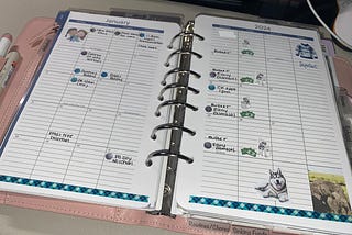 How I Use My Monthly, Weekly and Daily Inserts Together