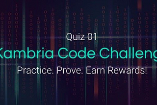 Итоги Kambria Code Challenge.