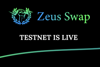 Zeus Swap Testnet User Guide