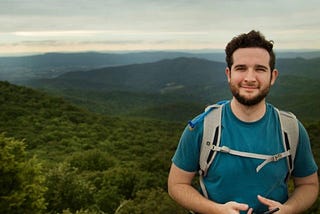 Me standing at the top of one of Shenandoah's trails.