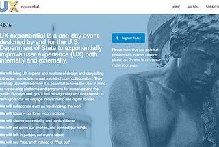 UX Exponential: a revisit — State Department is still Turning Bad User Experiences into Good