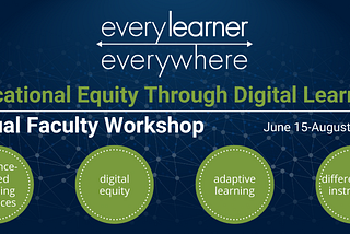 Digital Learning Presentation at Every Learner Everywhere Summer Equity Workshop — LXD Research at…