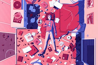 Creative block — a person lying on bed