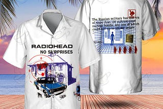 Radiohead No Surprises Short Sleeve Hawaiian Shirt