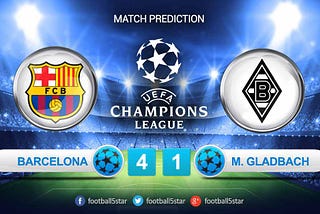 Barcelona vs Borussia M'gladbach