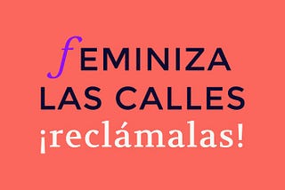 Callejero feminista