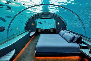 Underwater hotels with spectacular views