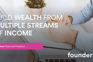 Multiple streams of income (infographic). Build wealth from many sources