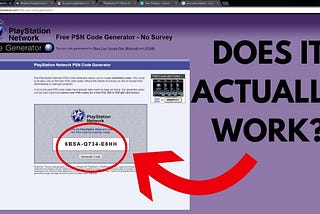 Generator for PSN Codes: Unlock Free PlayStation Rewards