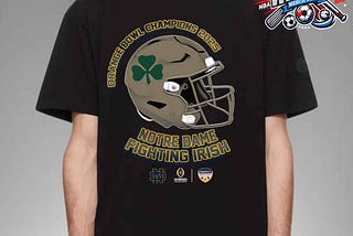 Capital One Orange Bowl Merch 2025 Champions Notre Dame Fighting Irish CFP Semifinal Unisex T-Shirt