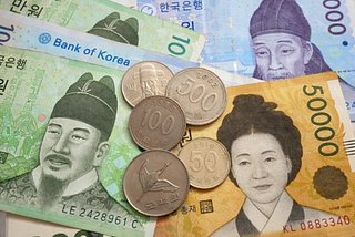 The history of South Korean money, Won (₩)